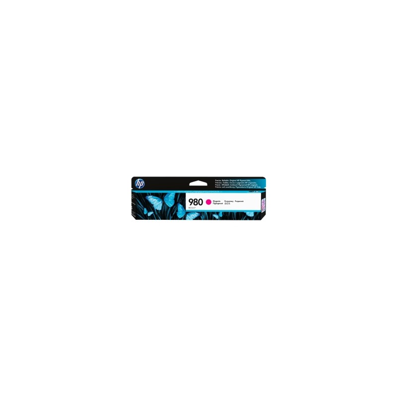 HP CARTUCCIA D\'INCHIOSTRO MAGENTA D8J08A 980 6600 COPIE 80,5ML ORIGINALE HP CARTUCCIA D\'INCHIOSTRO MAGENTA D8J08A 980 6600 COPIE 80,5ML ORIGINALE