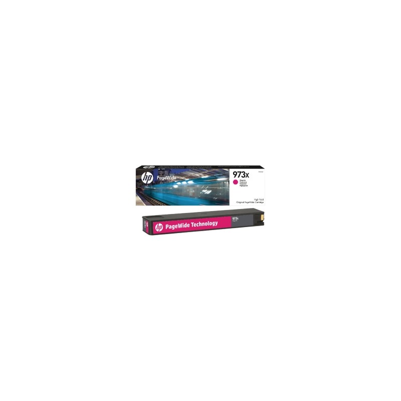 HP CARTUCCIA D\'INCHIOSTRO MAGENTA F6T82AE 973X 7000 COPIE ORIGINALE HP CARTUCCIA D\'INCHIOSTRO MAGENTA F6T82AE 973X 7000 COPIE ORIGINALE