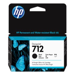 HP CARTUCCIA D\'INCHIOSTRO NERO 3ED70A 712 38ML ORIGINALE