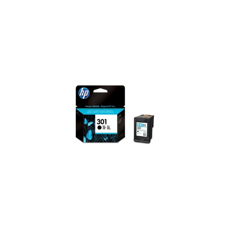 HP CARTUCCIA D\'INCHIOSTRO NERO CH561EE 301 170 COPIE 3ML ORIGINALE