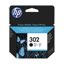 HP CARTUCCIA D\'INCHIOSTRO NERO F6U66AE 302 170 COPIE ORIGINALE