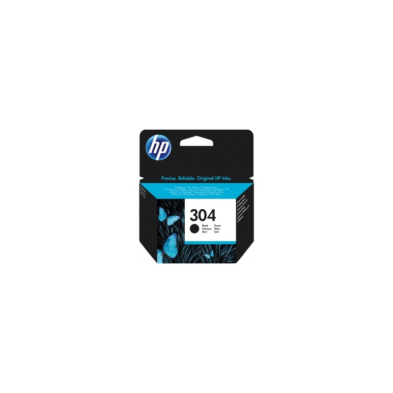 HP CARTUCCIA D\'INCHIOSTRO NERO N9K06AE 304 120 COPIE ORIGINALE