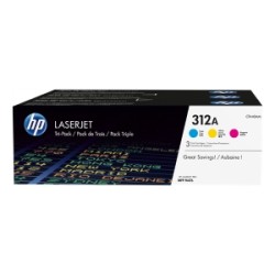 HP MULTIPACK CIANO / MAGENTA / GIALLO CF440AM 312A CF381A + CF382A + CF383A ORIGINALE