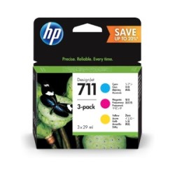 HP MULTIPACK CIANO / MAGENTA / GIALLO P2V32A 711 ORIGINALE