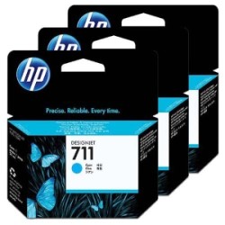 HP MULTIPACK CIANO CZ134A 711 3-PACK 29 ML ORIGINALE