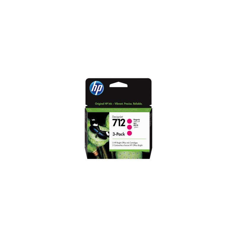 HP MULTIPACK MAGENTA 3ED78A 712 ORIGINALE HP MULTIPACK MAGENTA 3ED78A 712 ORIGINALE