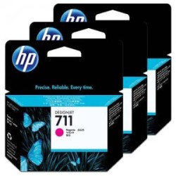 HP MULTIPACK MAGENTA CZ135A 711 3-PACK 29 ML ORIGINALE