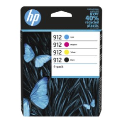 HP MULTIPACK NERO / CIANO / MAGENTA / GIALLO 6ZC74AE 912 ORIGINALE