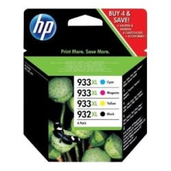 HP MULTIPACK NERO / CIANO / MAGENTA / GIALLO C2P42AE MCVP 01 932 XL + 933 XL ORIGINALE