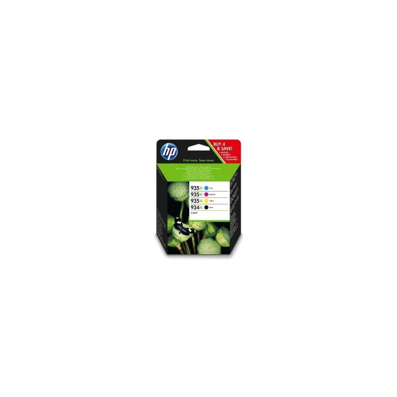 HP MULTIPACK NERO / CIANO / MAGENTA / GIALLO X4E14AE MCVP 934XL/935XL ORIGINALE HP MULTIPACK NERO / CIANO / MAGENTA / GIALLO X4E14AE MCVP 934XL/935XL ORIGINALE