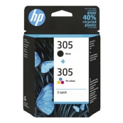 HP MULTIPACK NERO / DIFFERENTI COLORI 6ZD17AE 305 ORIGINALE