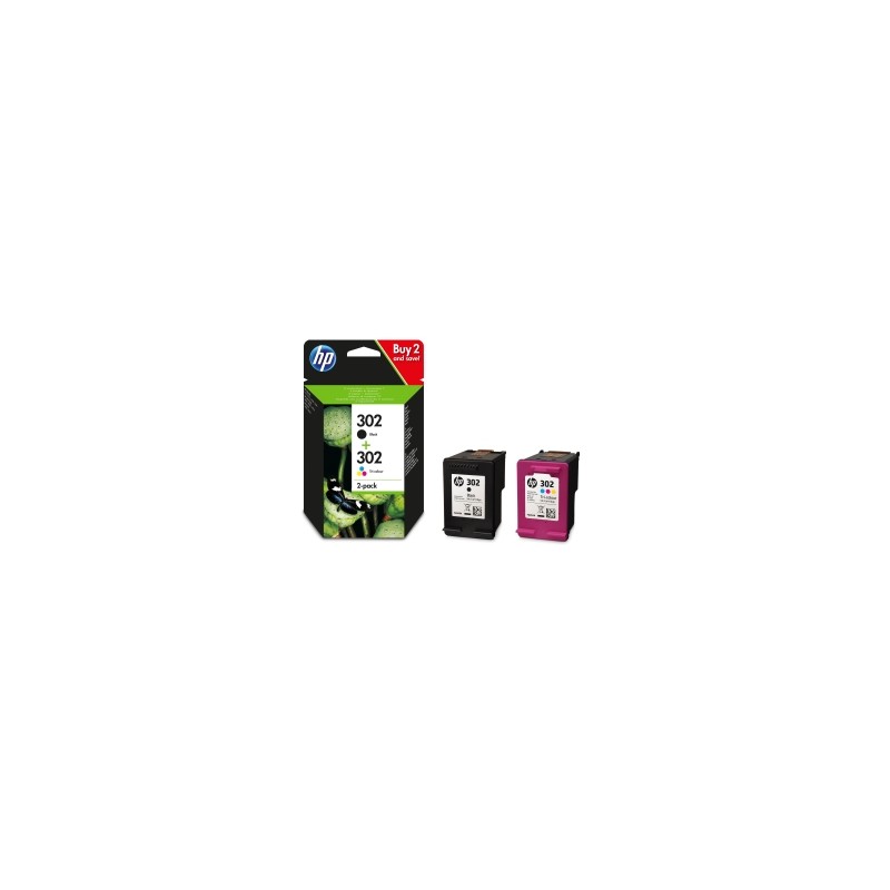 HP MULTIPACK NERO / DIFFERENTI COLORI X4D37AE 302 ORIGINALE HP MULTIPACK NERO / DIFFERENTI COLORI X4D37AE 302 ORIGINALE