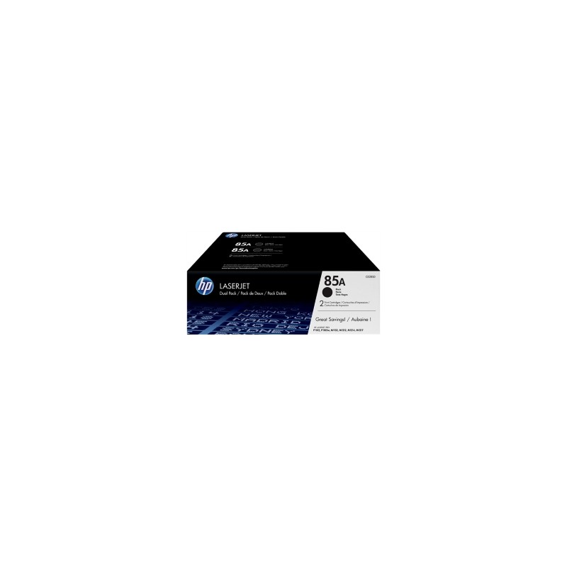 HP MULTIPACK NERO CE285AD 85A CONFEZIONE DOPPIA: 2X CE285A ORIGINALE