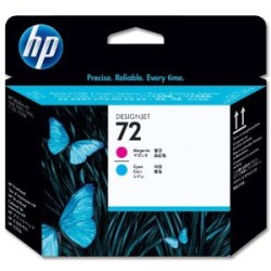 HP TESTINA PER STAMPA CIANO / MAGENTA C9383A 72 ORIGINALE