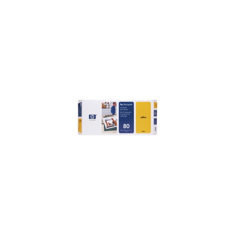 HP TESTINA PER STAMPA GIALLO C4823A 80 INCL. DEPURATORE ORIGINALE HP TESTINA PER STAMPA GIALLO C4823A 80 INCL. DEPURATORE ORIGINALE