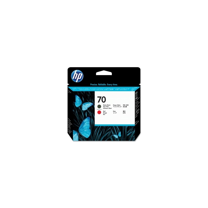 HP TESTINA PER STAMPA ROSSO / NERO (OPACO) C9409A 70 ORIGINALE HP TESTINA PER STAMPA ROSSO / NERO (OPACO) C9409A 70 ORIGINALE