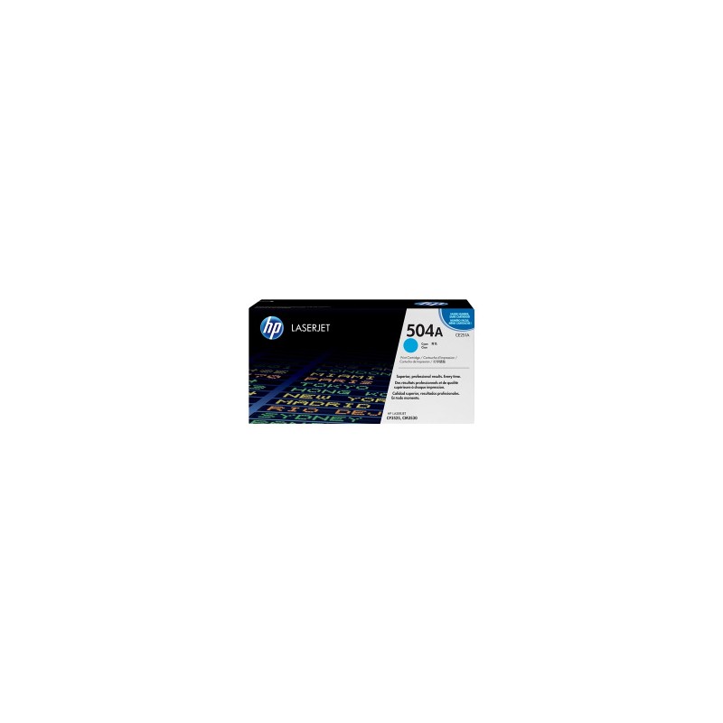 HP TONER CIANO CE251A 504A 7000 COPIE ORIGINALE HP TONER CIANO CE251A 504A 7000 COPIE ORIGINALE