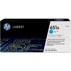 HP TONER CIANO CE341A 651A 16000 COPIE STANDARD ORIGINALE