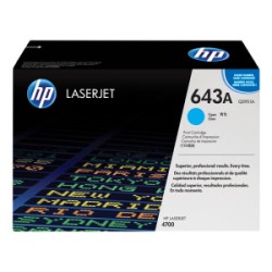 HP TONER CIANO Q5951A 643A 10000 COPIE ORIGINALE