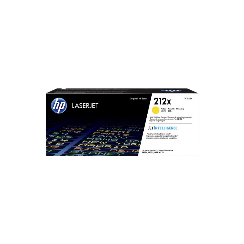 HP TONER GIALLO W2122X 212X 10000 COPIE ORIGINALE