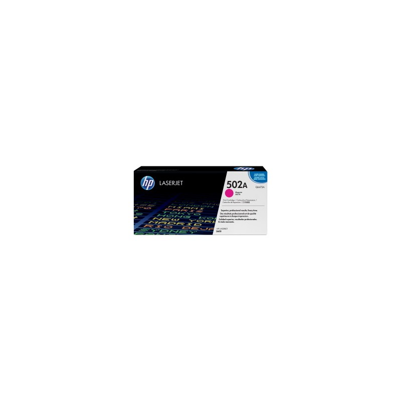 HP TONER MAGENTA Q6473A 502A 4000 COPIE ORIGINALE HP TONER MAGENTA Q6473A 502A 4000 COPIE ORIGINALE