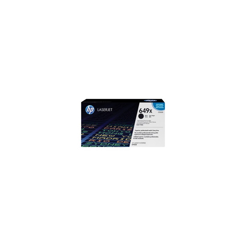 HP TONER NERO CE260X 649X 17000 COPIE ORIGINALE HP TONER NERO CE260X 649X 17000 COPIE ORIGINALE