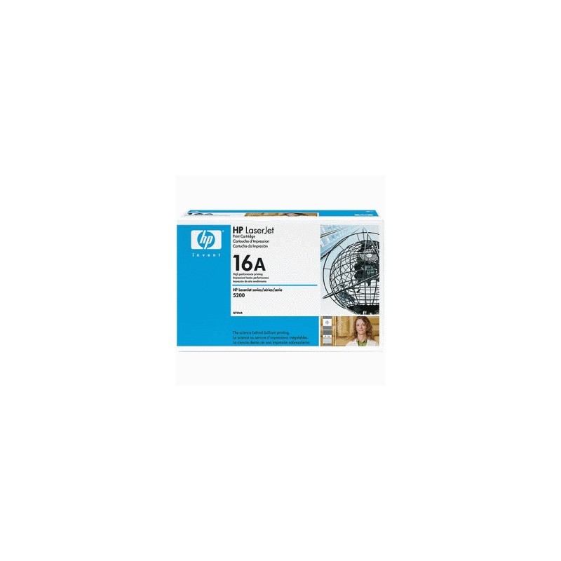 HP TONER NERO Q7516A 16A 12000 COPIE ORIGINALE