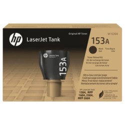 HP TONER NERO W1530A 153A 2500 COPIE KIT DI RICARICA DEL TONER NERO ORIGINALE LASERJET TAN ORIGINALE