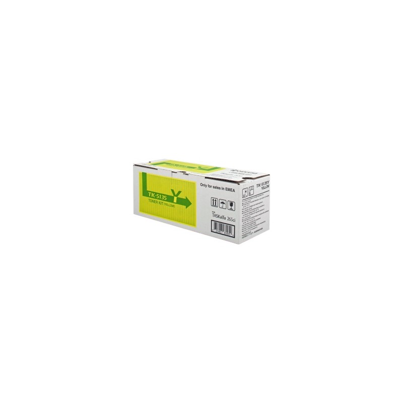 KYOCERA TONER GIALLO TK-5135Y 1T02PAANL0 5000 COPIE ORIGINALE KYOCERA TONER GIALLO TK-5135Y 1T02PAANL0 5000 COPIE ORIGINALE
