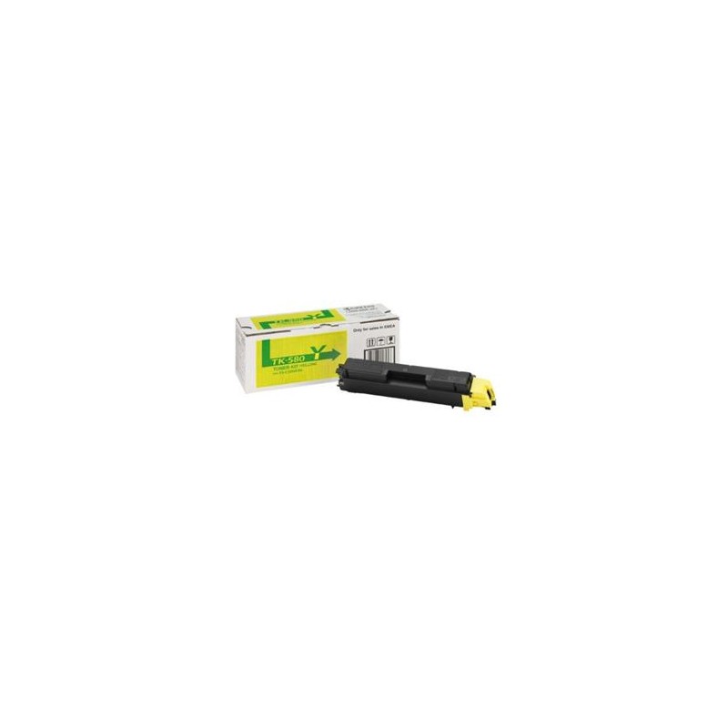 KYOCERA TONER GIALLO TK-580Y 1T02KTANL0 2800 COPIE ORIGINALE KYOCERA TONER GIALLO TK-580Y 1T02KTANL0 2800 COPIE ORIGINALE