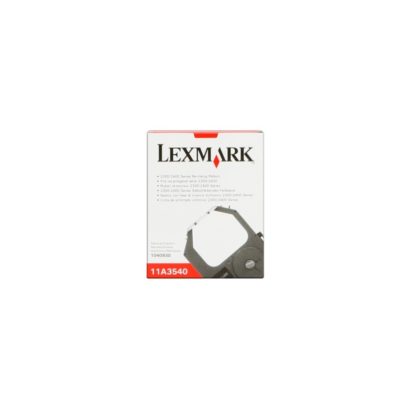 LEXMARK NASTRO COLORATO NERO 11A3540 3070166 CASSETTA DI NASTRO, 4 MILIONI CIFRE ORIGINALE LEXMARK NASTRO COLORATO NERO 11A3540 3070166 CASSETTA DI NASTRO, 4 MILIONI CIFRE ORIGINALE