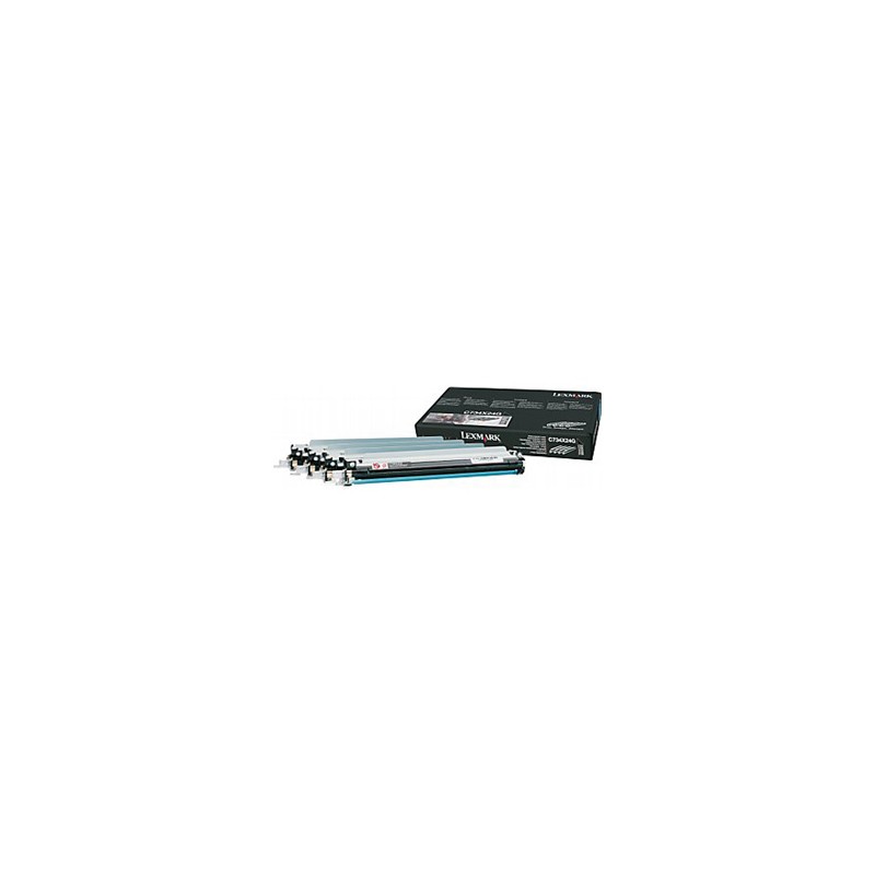 LEXMARK TAMBURO NERO / CIANO / MAGENTA / GIALLO C734X24G C734 20000 COPIE A 4 PEZZI ORIGINALE