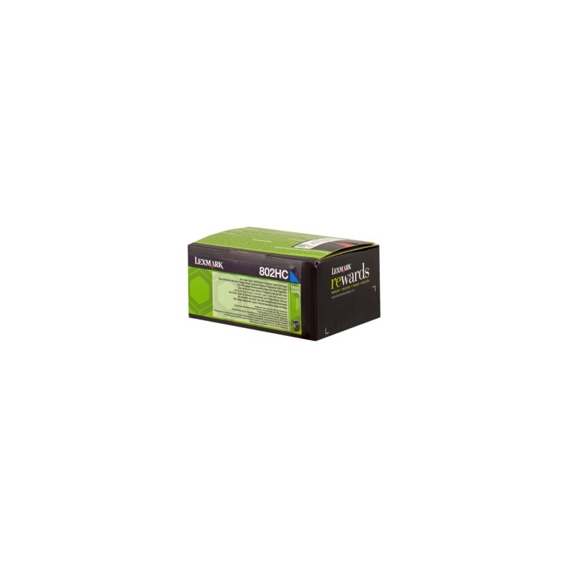 LEXMARK TONER CIANO 802HC 80C2HC0 3000 COPIE CARTUCCIA DI STAMPA RIUTILIZZABILE ORIGINALE LEXMARK TONER CIANO 802HC 80C2HC0 3000 COPIE CARTUCCIA DI STAMPA RIUTILIZZABILE ORIGINALE