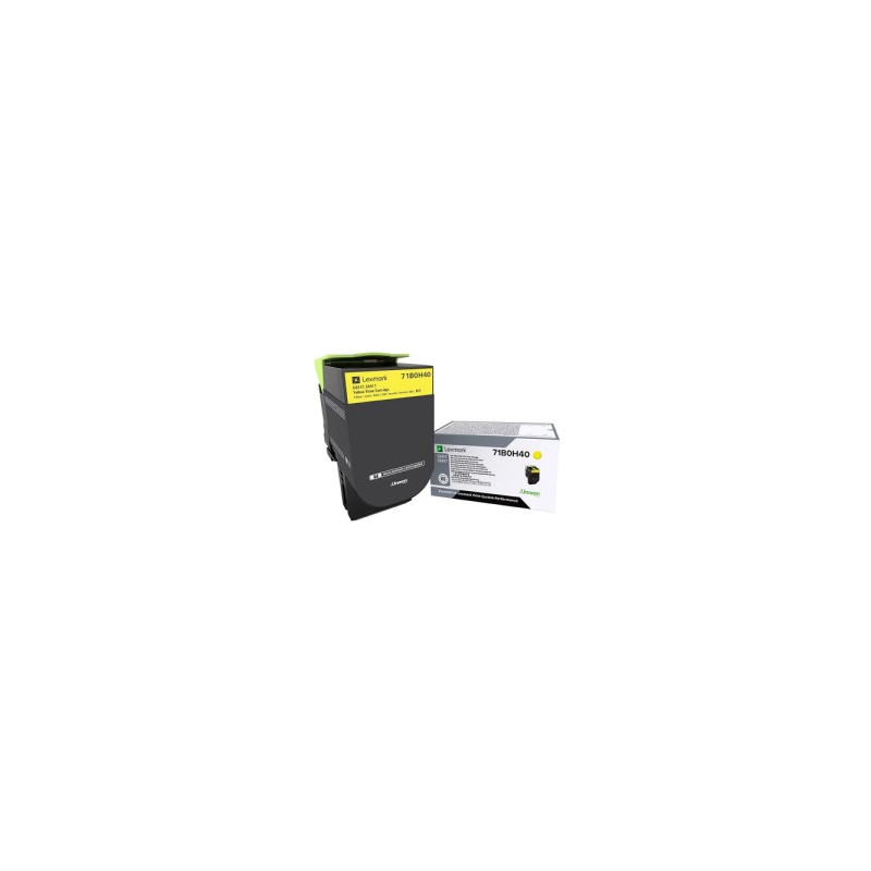 LEXMARK TONER GIALLO 71B0H40 CS417/517 3500 COPIE ORIGINALE LEXMARK TONER GIALLO 71B0H40 CS417/517 3500 COPIE ORIGINALE