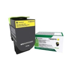 LEXMARK TONER GIALLO 71B20Y0 2300 COPIE ORIGINALE