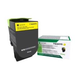 LEXMARK TONER GIALLO 71B2HY0 3500 COPIE ORIGINALE