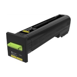 LEXMARK TONER GIALLO 72K20Y0 8000 COPIE CARTUCCIA DI RITORNO ORIGINALE