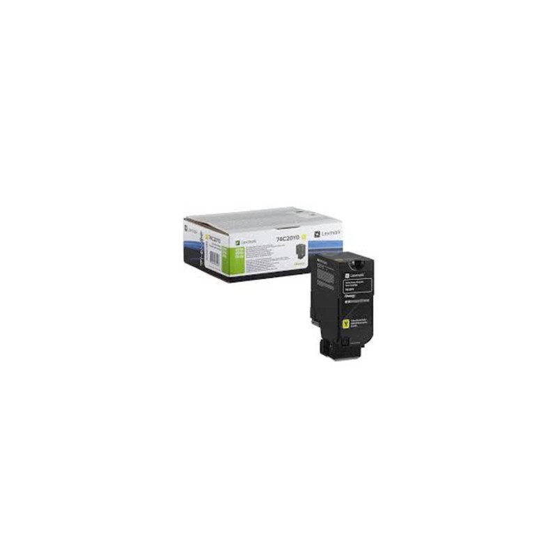 LEXMARK TONER GIALLO 74C20Y0 3000 COPIE ORIGINALE LEXMARK TONER GIALLO 74C20Y0 3000 COPIE ORIGINALE