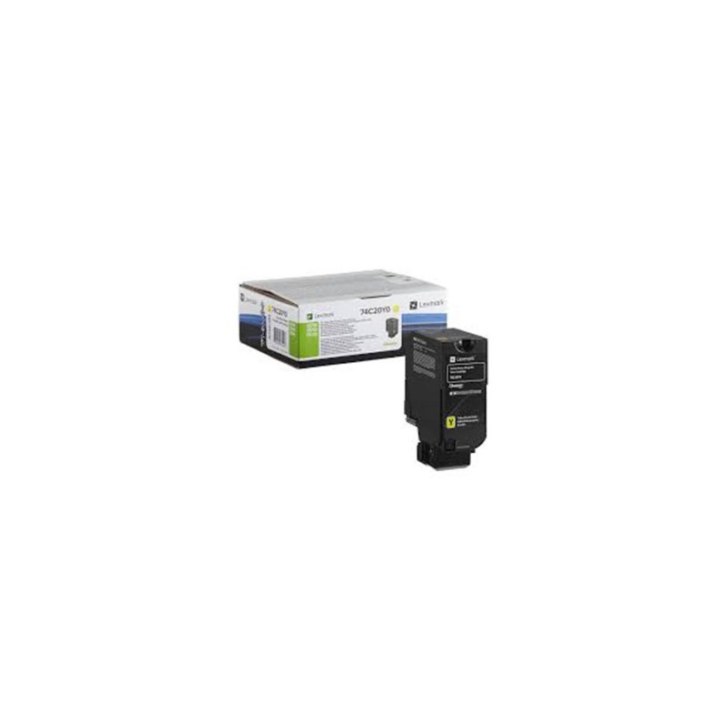 LEXMARK TONER GIALLO 74C20Y0 3000 COPIE ORIGINALE