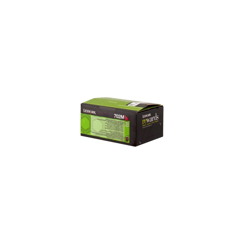 LEXMARK TONER MAGENTA 702M 70C20M0 1000 COPIE CARTUCCIA DI STAMPA RIUTILIZZABILE ORIGINALE LEXMARK TONER MAGENTA 702M 70C20M0 1000 COPIE CARTUCCIA DI STAMPA RIUTILIZZABILE ORIGINALE
