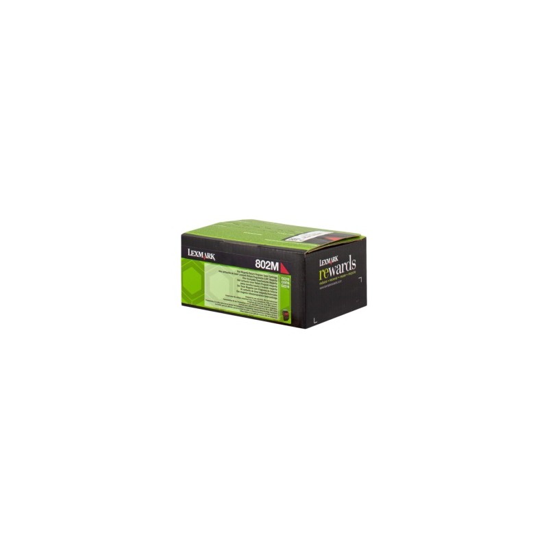 LEXMARK TONER MAGENTA 802M 80C20M0 1000 COPIE CARTUCCIA DI STAMPA RIUTILIZZABILE ORIGINALE LEXMARK TONER MAGENTA 802M 80C20M0 1000 COPIE CARTUCCIA DI STAMPA RIUTILIZZABILE ORIGINALE