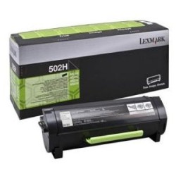 LEXMARK TONER NERO 502H 50F2H00 5000 COPIE CARTUCCIA DI STAMPA RIUTILIZZABILE ORIGINALE