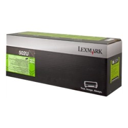 LEXMARK TONER NERO 502U 50F2U00 20000 COPIE CARTUCCIA DI STAMPA RIUTILIZZABILE ORIGINALE