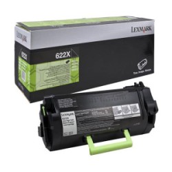 LEXMARK TONER NERO 62D2X0E 622X 45000 COPIE 622X CARTUCCIA DI TONER RETURN PROGRAM AD ALTI ORIGINALE