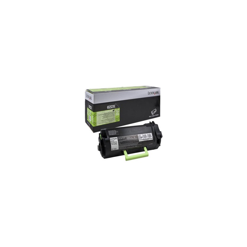 LEXMARK TONER NERO 62D2X0E 622X 45000 COPIE 622X CARTUCCIA DI TONER RETURN PROGRAM AD ALTI ORIGINALE LEXMARK TONER NERO 62D2X0E 622X 45000 COPIE 622X CARTUCCIA DI TONER RETURN PROGRAM AD ALTI ORIGINALE