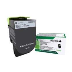 LEXMARK TONER NERO 71B20K0 3000 COPIE ORIGINALE