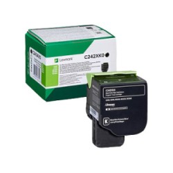 LEXMARK TONER NERO C242XK0 6000 COPIE ORIGINALE