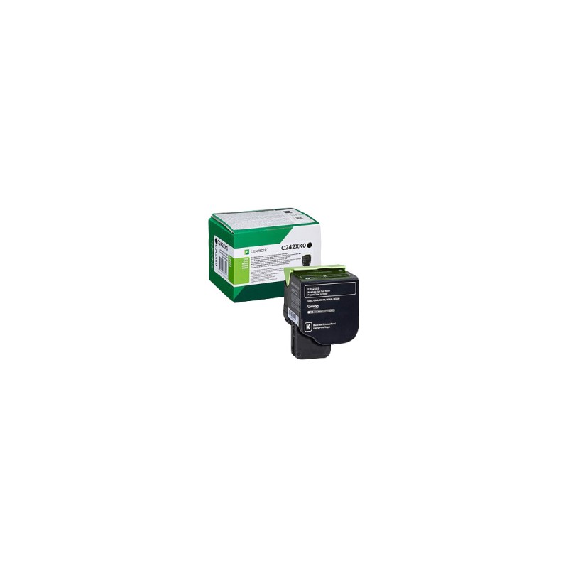 LEXMARK TONER NERO C242XK0 6000 COPIE ORIGINALE LEXMARK TONER NERO C242XK0 6000 COPIE ORIGINALE