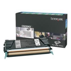 LEXMARK TONER NERO C5220KS 4000 COPIE RESTITUZIONE- CARTUCCIA DI TONER ORIGINALE