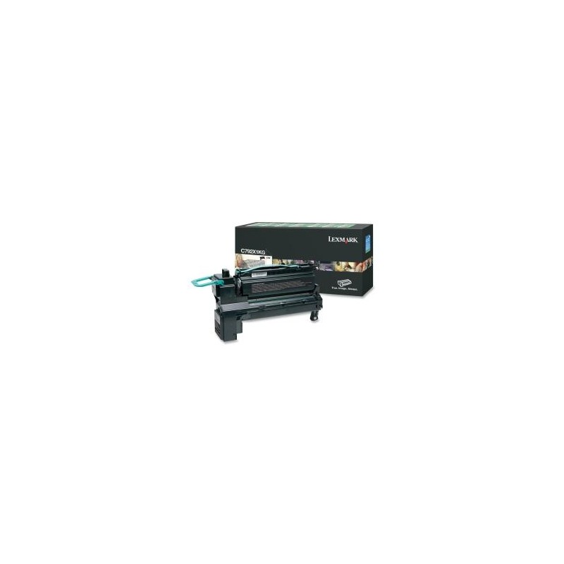 LEXMARK TONER NERO C792X1KG C792 20000 COPIE CARTUCCIA DI STAMPA RIUTILIZZABILE ORIGINALE